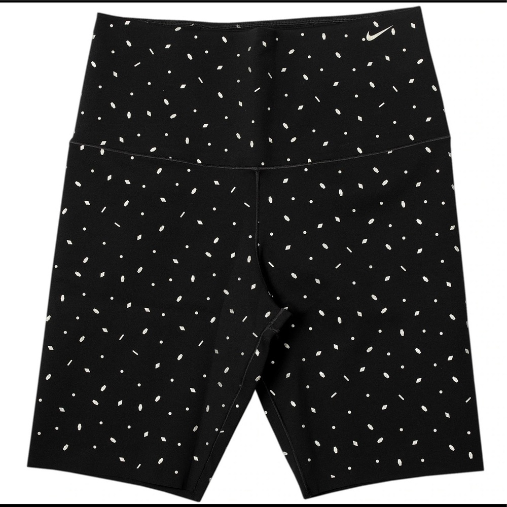 WOMEN'S NIKE NSW GEMS 7" SHORTS black white biker short bike nwt